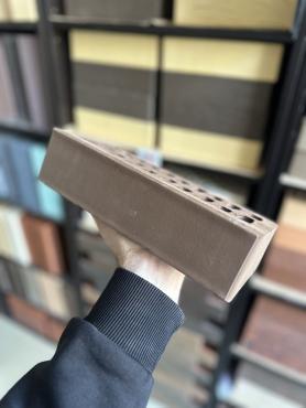 Кирпич лицевой одинарный гладкий Амстердам Премиум (Шоколад) 250x120x65 без ндс