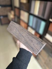 Кирпич лицевой одинарный фактурный Базальт Амстердам (Шоколад) 